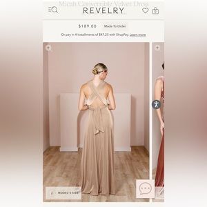 Micah convertible dress